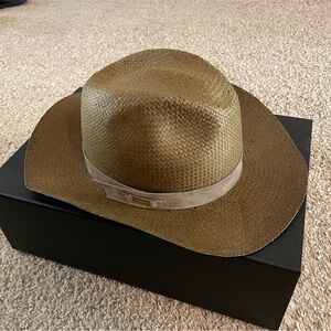 NWT! Emporio Armani Straw Hat